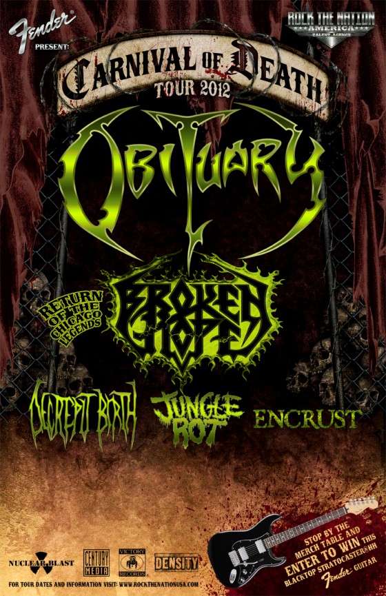 Carnical of Death tour poster